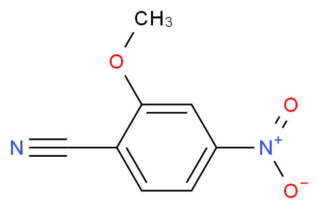 2-methoxy-4-nitrobenzonitrile_分子结构_CAS_101084-96-2