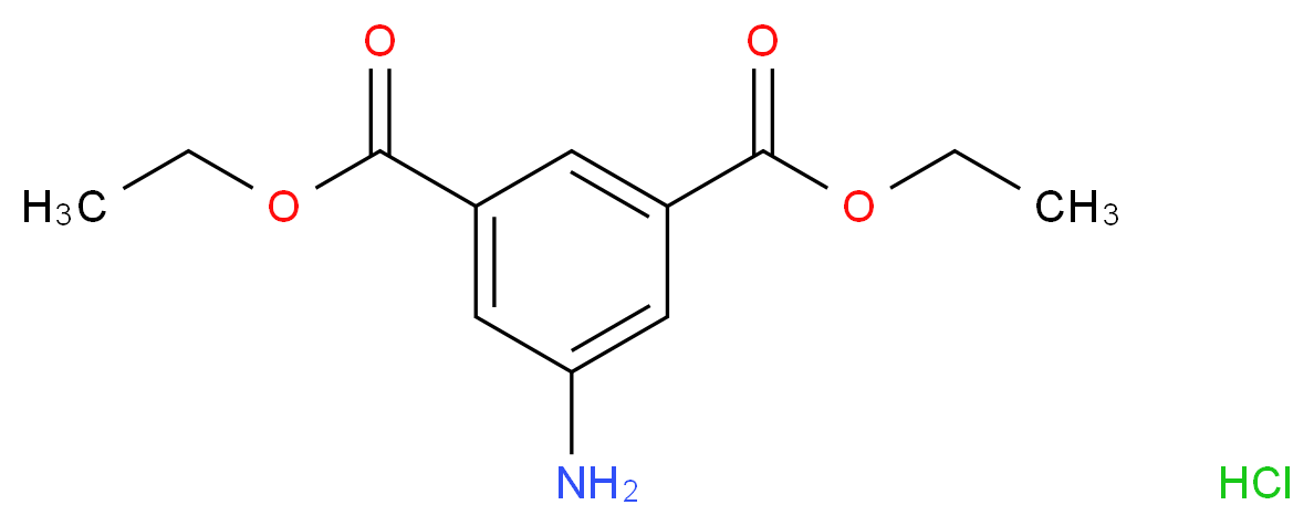 diethyl 5-aminoisophthalate hydrochloride_分子结构_CAS_42122-73-6)