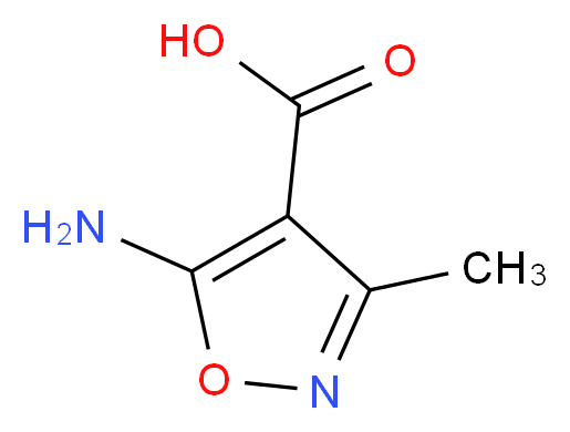 5-amino-3-methyl-4-isoxazolecarboxylic acid_分子结构_CAS_84661-50-7)