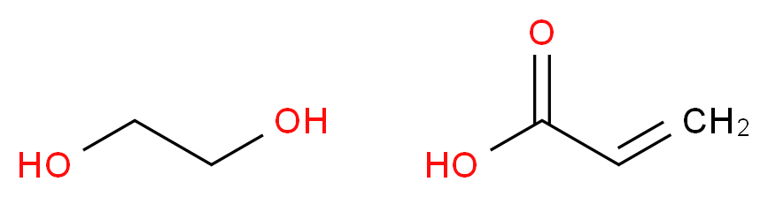 ethane-1,2-diol; prop-2-enoic acid_分子结构_CAS_26570-48-9