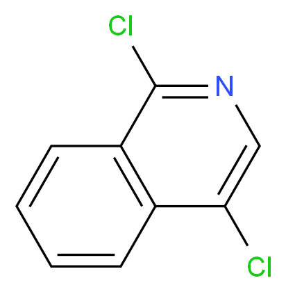 1,4-dichloroisoquinoline_分子结构_CAS_15298-58-5