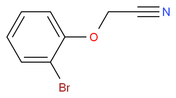 2-溴苯氧基乙腈_分子结构_CAS_90004-90-3)