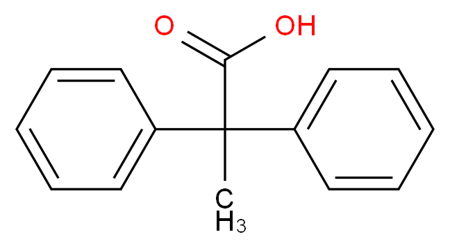 2,2-diphenylpropanoic acid_分子结构_CAS_)