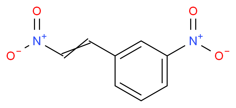 1-nitro-3-(2-nitrovinyl)benzene_分子结构_CAS_882-26-8)