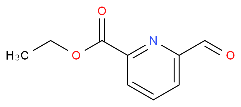 ethyl 6-formylpyridine-2-carboxylate_分子结构_CAS_21908-10-1