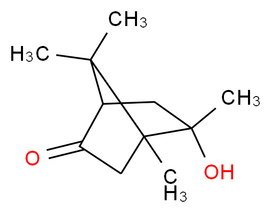 5-hydroxy-4,5,7,7-tetramethylbicyclo[2.2.1]heptan-2-one_分子结构_CAS_1138454-88-2