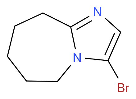 3-bromo-5H,6H,7H,8H,9H-imidazo[1,2-a]azepine_分子结构_CAS_701298-97-7