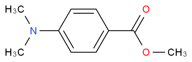 methyl 4-(dimethylamino)benzoate_分子结构_CAS_1202-25-1