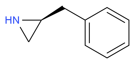 (S)-2-Benzylaziridine_分子结构_CAS_73058-30-7)