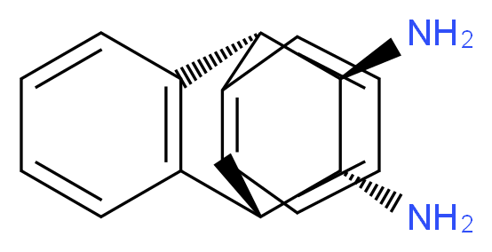 (11S,12S)-9,10-Dihydro-9,10-ethanoanthracene-11,12-diamine_分子结构_CAS_138517-66-5)