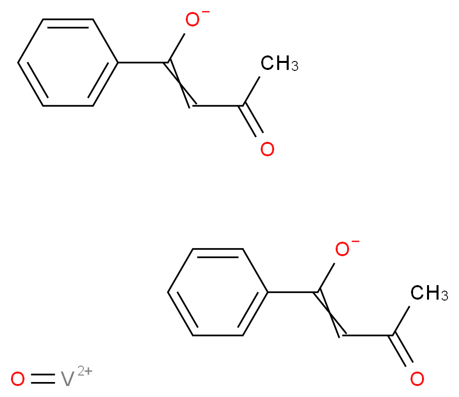 bis(1-PHENYL-1,3-BUTANEDIONO)OXOVANADIUM (IV)_分子结构_CAS_14767-37-4)