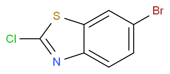 6-溴-2-氯苯并噻唑_分子结构_CAS_80945-86-4)