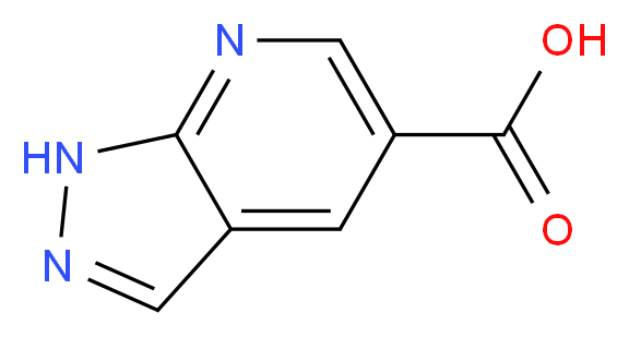1H-pyrazolo[3,4-b]pyridine-5-carboxylic acid_分子结构_CAS_952182-02-4