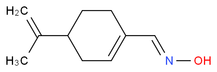 (E)-N-{[4-(prop-1-en-2-yl)cyclohex-1-en-1-yl]methylidene}hydroxylamine_分子结构_CAS_30950-27-7