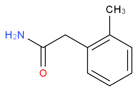 2-(2-methylphenyl)acetamide_分子结构_CAS_)