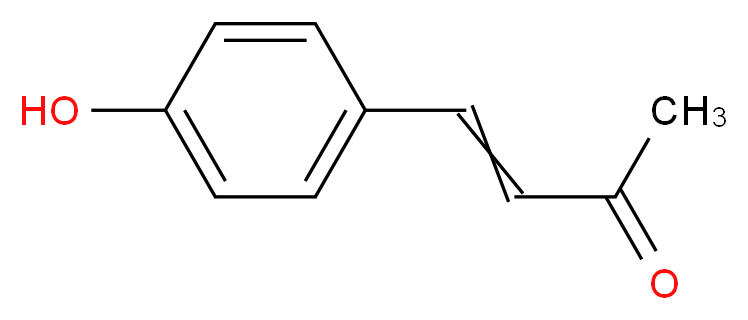 (3E)-4-(4-hydroxyphenyl)but-3-en-2-one_分子结构_CAS_3160-35-8