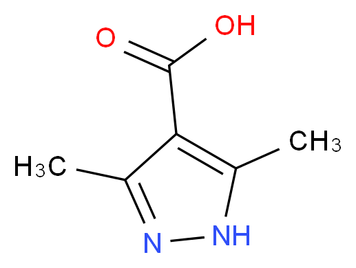 3,5-Dimethyl-1H-pyrazole-4-carboxylic acid_分子结构_CAS_)