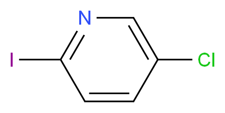 2-Iodo-5-chloropyridine_分子结构_CAS_244221-57-6)