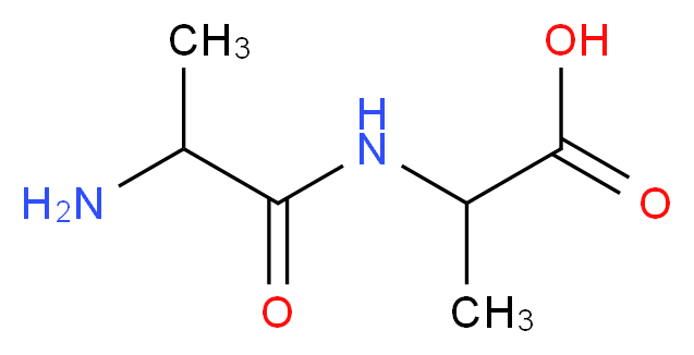 2-(2-aminopropanamido)propanoic acid_分子结构_CAS_2867-20-1