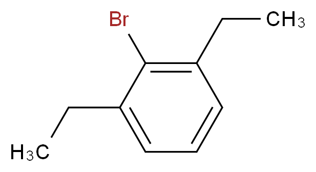 2-bromo-1,3-diethylbenzene_分子结构_CAS_65232-57-7