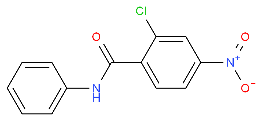 2-Chloro-4-nitro-N-phenylbenzamide_分子结构_CAS_71501-31-0)