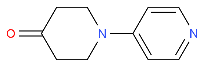 1-(pyridin-4-yl)piperidin-4-one_分子结构_CAS_126832-81-3