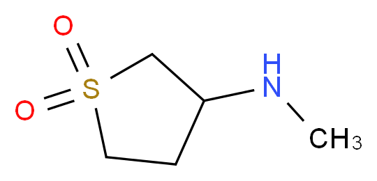 N-Methyltetrahydrothiophen-3-amine 1,1-dioxide hydrochloride_分子结构_CAS_)