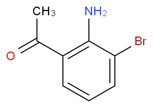 1-(2-Amino-3-bromo-phenyl)-ethanone_分子结构_CAS_808760-02-3)