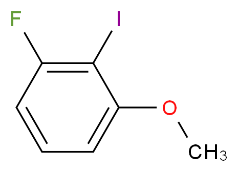 3-Fluoro-2-iodoanisole_分子结构_CAS_7079-54-1)