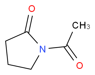 1-acetylpyrrolidin-2-one_分子结构_CAS_932-17-2