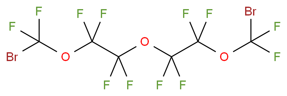 1-(bromodifluoromethoxy)-2-[2-(bromodifluoromethoxy)-1,1,2,2-tetrafluoroethoxy]-1,1,2,2-tetrafluoroethane_分子结构_CAS_330562-49-7