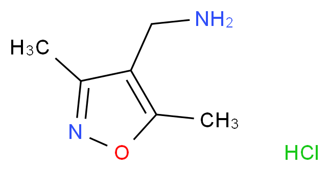 (dimethyl-1,2-oxazol-4-yl)methanamine hydrochloride_分子结构_CAS_131052-47-6