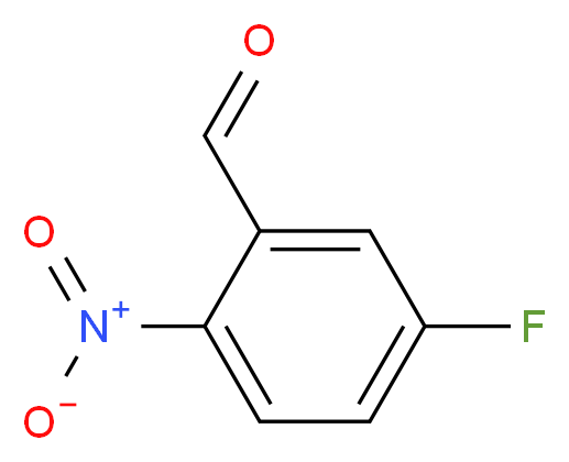 5-氟-2-硝基苯甲醛_分子结构_CAS_395-81-3)