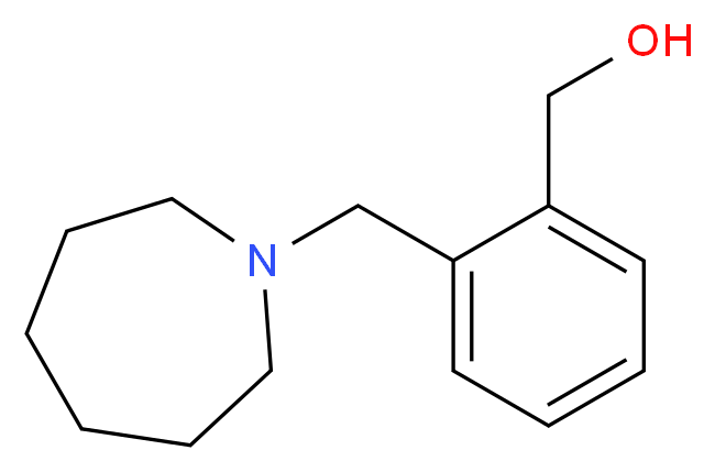 [2-(azepan-1-ylmethyl)phenyl]methanol_分子结构_CAS_356539-02-1)