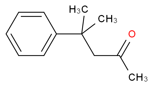 4-methyl-4-phenylpentan-2-one_分子结构_CAS_7403-42-1)