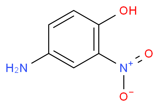 4-amino-2-nitrophenol_分子结构_CAS_119-34-6