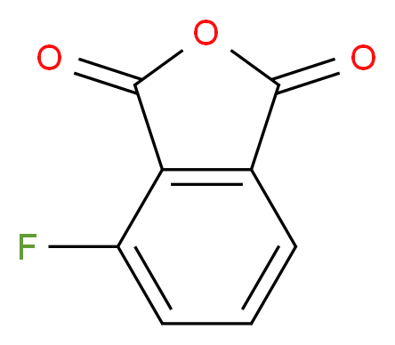 3-氟邻苯二甲酸酐_分子结构_CAS_652-39-1)