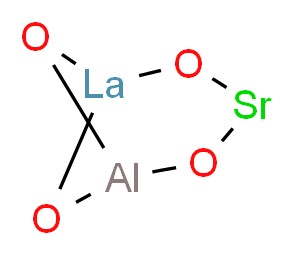 2,4,6,7-tetraoxa-1-alumina-5-lanthana-3-strontabicyclo[3.1.1]heptane_分子结构_CAS_12251-73-9