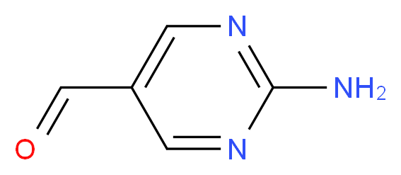 2-氨基嘧啶-5-甲醛_分子结构_CAS_120747-84-4)