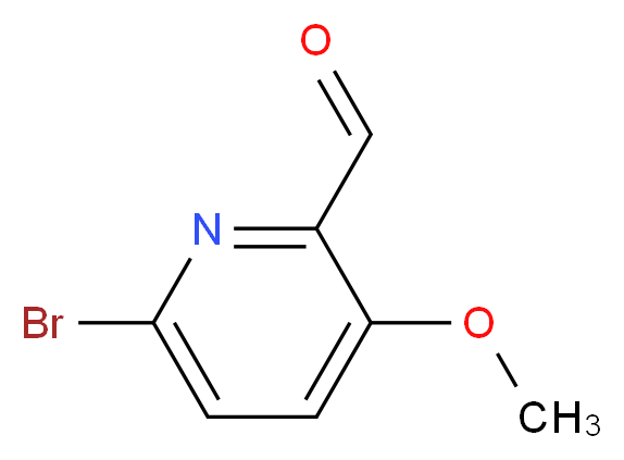 6-bromo-3-methoxypyridine-2-carbaldehyde_分子结构_CAS_945954-95-0