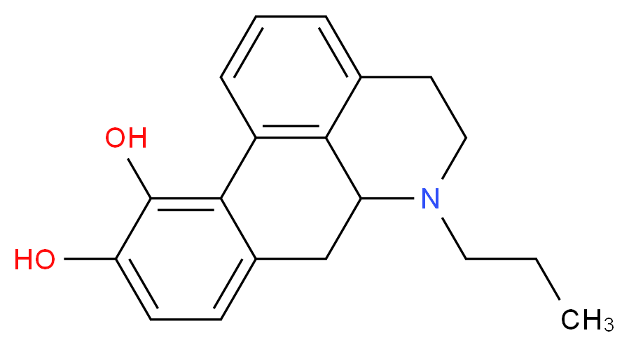 R(-)-PROPYLNORAPOMORPHINE_分子结构_CAS_18426-20-5)