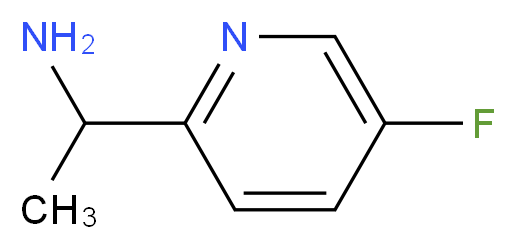 1-(5-fluoropyridin-2-yl)ethan-1-amine_分子结构_CAS_915720-57-9