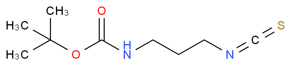 tert-butyl N-(3-isothiocyanatopropyl)carbamate_分子结构_CAS_286955-45-1