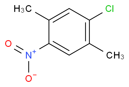 1-chloro-2,5-dimethyl-4-nitrobenzene_分子结构_CAS_34633-69-7