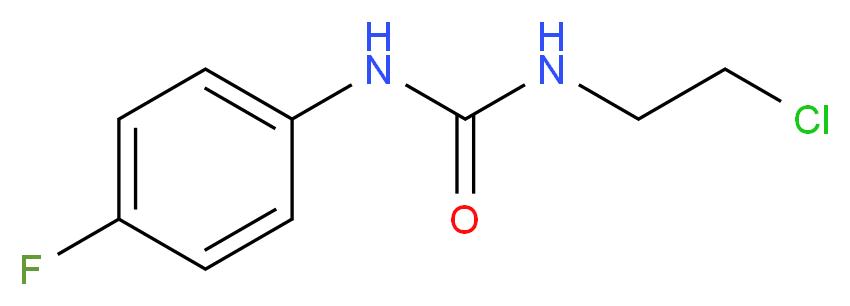 N-(2-Chloroethyl)-N'-(4-fluorophenyl)urea_分子结构_CAS_13908-32-2)