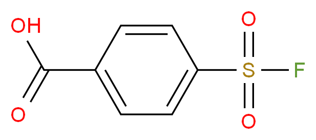 4-(fluorosulfonyl)benzoic acid_分子结构_CAS_455-26-5