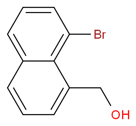 (8-bromonaphthalen-1-yl)methanol_分子结构_CAS_14938-58-0