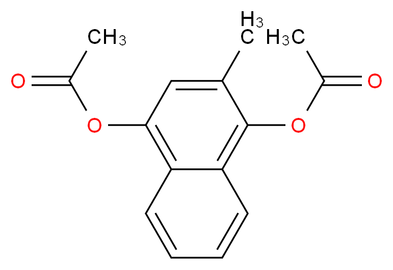 2-Methylnaphthalene-1,4-diyl diacetate_分子结构_CAS_573-20-6)
