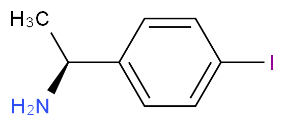 (S)-1-(4-Iodophenyl)ethanaMine_分子结构_CAS_56639-48-6)