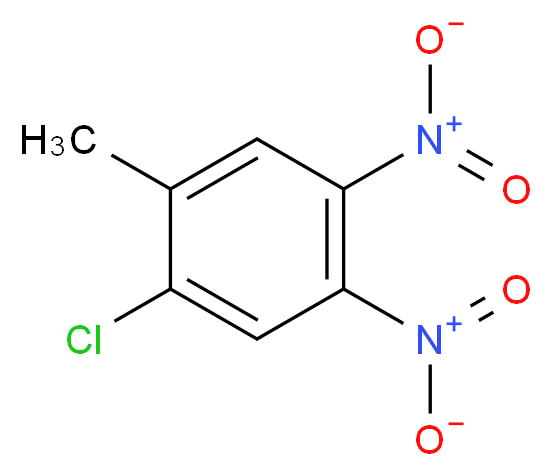 1-chloro-2-methyl-4,5-dinitrobenzene_分子结构_CAS_56136-79-9